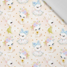 BUNNIES PAT. 2 (CUTE BUNNIES) - Cotton woven fabric