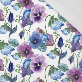 PANSIES (BLOOMING MEADOW) - single jersey with elastane 