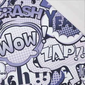 COMIC BOOK (Very Peri) - single jersey with elastane 