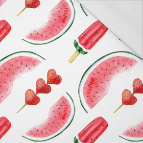 ICE CREAM AND WATERMELONS - single jersey with elastane 