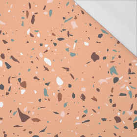 TERRAZZO PAT. 6 / peach fuzz - Waterproof woven fabric