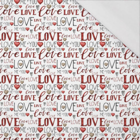 ME + YOU LOVE (CHECK AND ROSES) - single jersey with elastane 