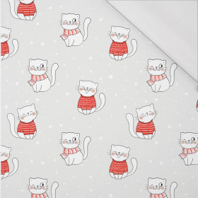 WINTER KITTENS (WINTER FUN) - single jersey with elastane 