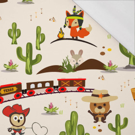 WILD WEST ANIMALS - single jersey with elastane 