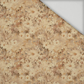 BEIGE / FLOWERS - quick-drying woven fabric