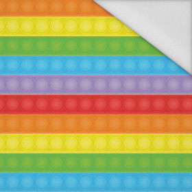 BUBBLED / colorful - Waterproof woven fabric