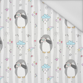 PHOTO PENGUIN / white - Waterproof woven fabric