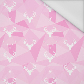 DEERS (adventure) / pink - Waterproof woven fabric