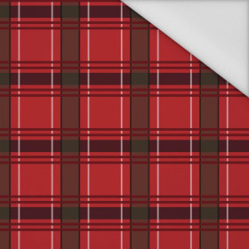 CHECK PAT.5 / red - Waterproof woven fabric