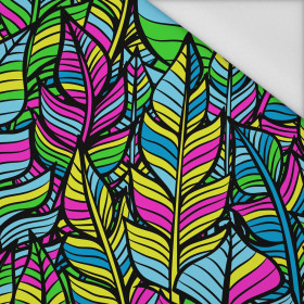 NEON LEAVES - Waterproof woven fabric
