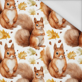 PASTEL SQUIRREL - Waterproof woven fabric