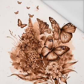 BEAUTIFUL BUTTERFLY PAT. 1 / peach fuzz - panel (75cm x 80cm) Waterproof woven fabric