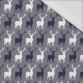 REINDEERS PAT. 4 (WINTER TIME) / grey - Waterproof woven fabric