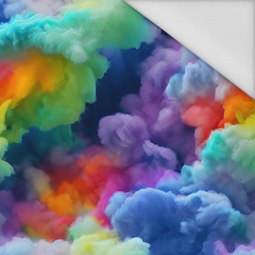 RAINBOW CLOUDS - Waterproof woven fabric