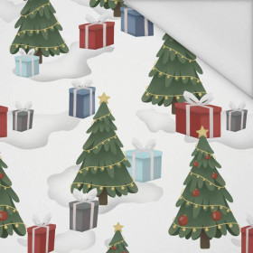 PRESENTS UNDER CHRISTMAS TREES (IN THE SANTA CLAUS FOREST) - Waterproof woven fabric