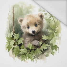 WATERCOLOR LITTLE BEAR - panel (75cm x 80cm) Waterproof woven fabric