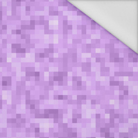 PIXELS pat. 2 / heather  - Waterproof woven fabric