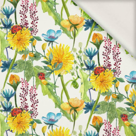 100CM LADYBIRDS IN THE MEADOW (IN THE MEADOW) - viscose woven fabric