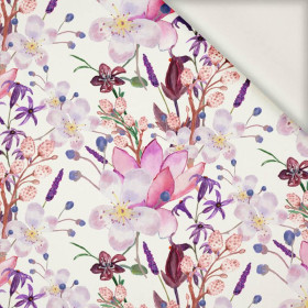 APPLE BLOSSOM AND MAGNOLIAS PAT. 1 (BLOOMING MEADOW) - viscose woven fabric