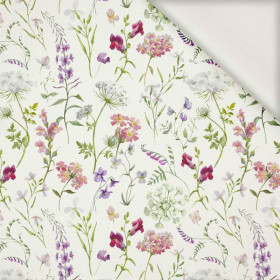PASTEL FLOWERS - viscose woven fabric