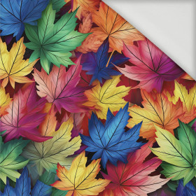 RAINBOW LEAVES PAT. 2 - Viscose jersey