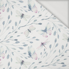 BUTTERFLIES MIX PAT. 3 (WATER-COLOR BUTTERFLIES) - Viscose jersey