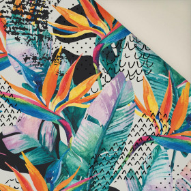 WATER-COLOR JUNGLE- Upholstery velour 