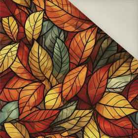 LEAVES / STAINED GLASS PAT. 2- Upholstery velour 