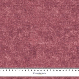 ACID WASH / MAROON - Cotton woven fabric