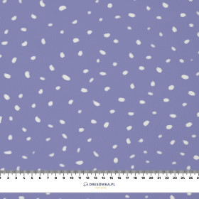 WHITE TRACES (Very Peri) - Cotton woven fabric