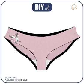 WOMEN'S PANTIES - BIRDS IN LOVE (HAPPY VALENTINE’S DAY) - XL