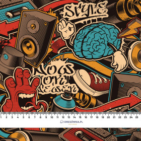 STREET STYLE PATTERN NO. 7 - looped knit fabric with elastane