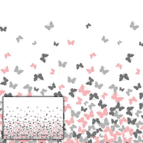 BUTTERFLIES PINK - PANORAMIC PANEL (105cm x 150cm)