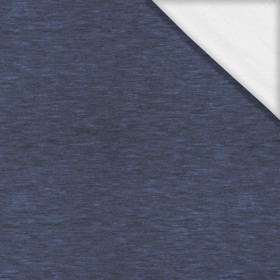 MELANGE NAVY- single jersey with elastane ITY