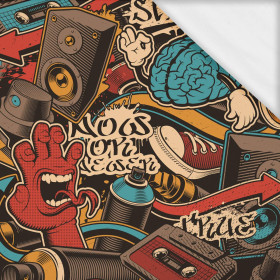 STREET STYLE PATTERN NO. 7 - looped knit fabric with elastane