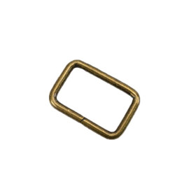 Rectangle loop 25 mm - brass