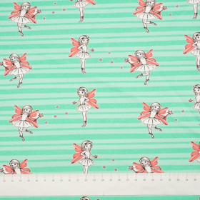 FAIRIES / mint - looped knit 