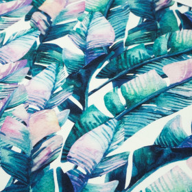 WATER-COLOR LEAVES - looped knit SP250