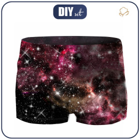 Boy's swim trunks - WATERCOLOR GALAXY PAT. 9 - sewing set