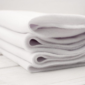 COUPON-WHITE-brushed knitwear with elastane