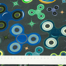 SPINNERS / grey - single jersey with elastane TE210