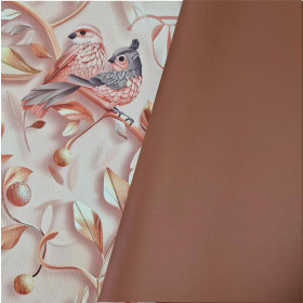 44cm BROWN - matte leatherette