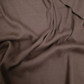 Ribbed knit fabric - ESPRESSO (D-246) 