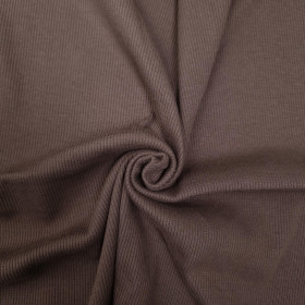 Ribbed knit fabric - ESPRESSO (D-246) 