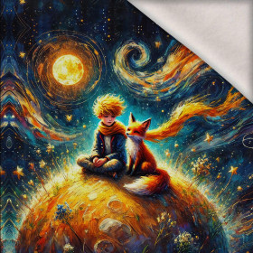 FAIRY WORLD wz.16 - panel (60cm x 50cm) brushed knitwear with elastane ITY