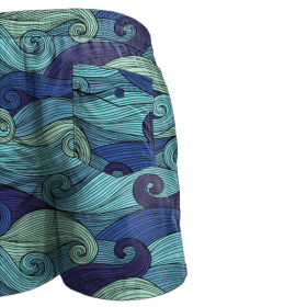 Men's swim trunks - WAVES - sewing set