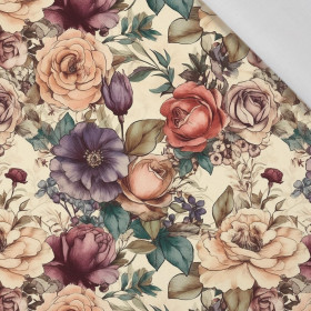 FLOWERS WZ.39 - Cotton woven fabric