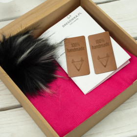 FUCHSIA / fox - Cap and loop creative sewing set