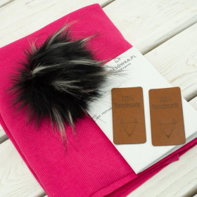 FUCHSIA / fox - Cap and loop creative sewing set