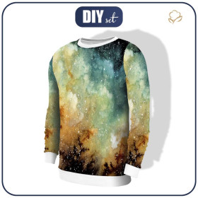 MEN’S SWEATSHIRT (OREGON) - GALACTIC JOURNEY - looped knit fabric 